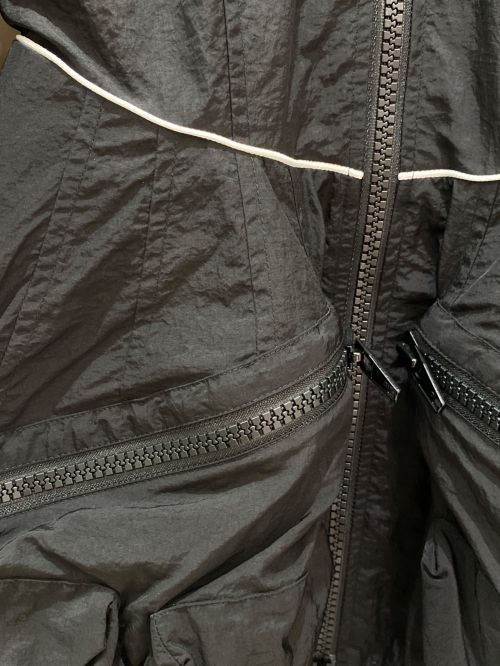 ALEXANDER WANG（アレキサンダー・ワン）ALEXANDER WANG (アレキサンダーワン) フーデッドナイロンジャケット ブラック サイズ:XSの古着・服飾アイテム