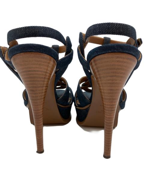 YSL rive gauche（イヴサンローランリヴゴーシュ）YSL rive gauche (イヴサンローランリヴゴーシュ) YSL rive gauche(イヴサンローランリヴゴーシュ)デニムサンダル サイズ:サイズ37の古着・服飾アイテム