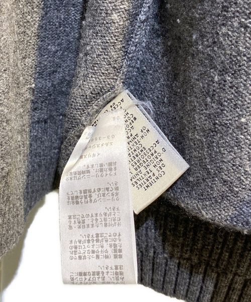 HERMES（エルメス）HERMES (エルメス) CASHMERE LONG CARDIGAN（カシミヤロングカーディガン） グレー サイズ:34の古着・服飾アイテム
