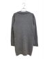 HERMES (エルメス) CASHMERE LONG CARDIGAN（カシミヤロングカーディガン） グレー サイズ:34：40000円