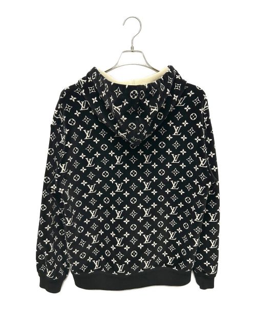 LOUIS VUITTON（ルイ ヴィトン）LOUIS VUITTON (ルイ ヴィトン) モノグラムベロアパーカー ブラック サイズ:XSの古着・服飾アイテム