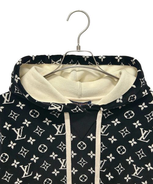 LOUIS VUITTON（ルイ ヴィトン）LOUIS VUITTON (ルイ ヴィトン) モノグラムベロアパーカー ブラック サイズ:XSの古着・服飾アイテム