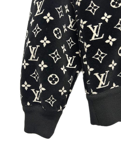 LOUIS VUITTON（ルイ ヴィトン）LOUIS VUITTON (ルイ ヴィトン) モノグラムベロアパーカー ブラック サイズ:XSの古着・服飾アイテム