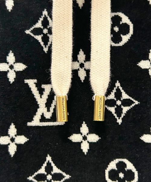 LOUIS VUITTON（ルイ ヴィトン）LOUIS VUITTON (ルイ ヴィトン) モノグラムベロアパーカー ブラック サイズ:XSの古着・服飾アイテム
