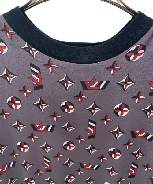 LOUIS VUITTON（ルイ ヴィトン）LOUIS VUITTON (ルイ ヴィトン) モノグラム切替ワンピース グレー×ブラック サイズ:Mの古着・服飾アイテム