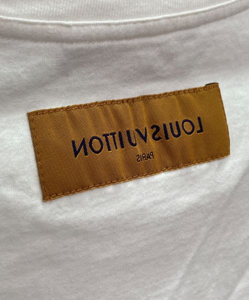 LOUIS VUITTON（ルイ ヴィトン）LOUIS VUITTON (ルイ ヴィトン) Embossed LV T-Shirt エンボス LV Tシャツ  ホワイト サイズ:Mの古着・服飾アイテム