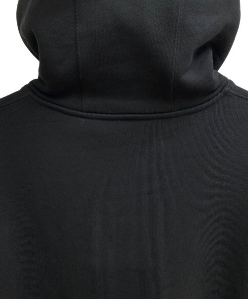 BURBERRY（バーバリー）BURBERRY (バーバリー) Embroidered logo hoodie（刺繍ロゴパーカー） ブラック サイズ:Lの古着・服飾アイテム