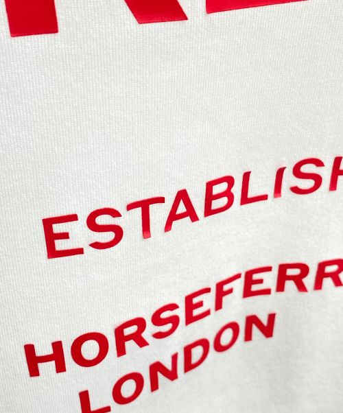 BURBERRY（バーバリー）BURBERRY (バーバリー) ロゴプリントTシャツ ホワイト サイズ:Sの古着・服飾アイテム