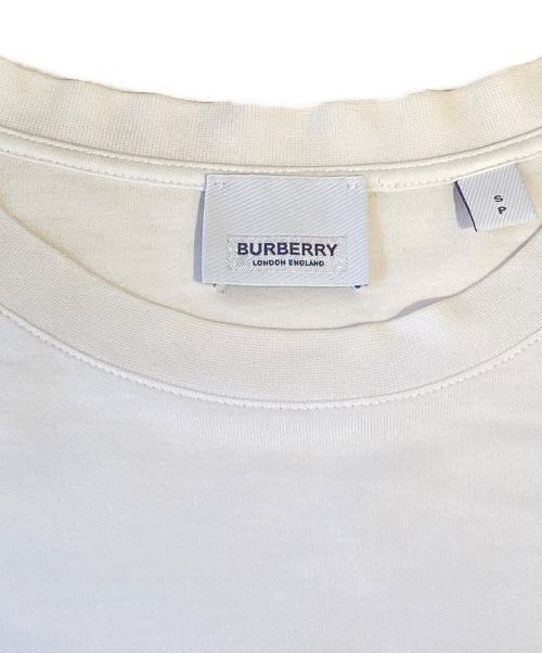 BURBERRY（バーバリー）BURBERRY (バーバリー) ロゴプリントTシャツ ホワイト サイズ:Sの古着・服飾アイテム