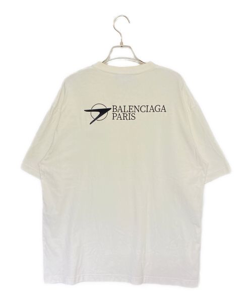 BALENCIAGA（バレンシアガ）BALENCIAGA (バレンシアガ) Corporate Medium Fit Tee ホワイト サイズ:Mの古着・服飾アイテム