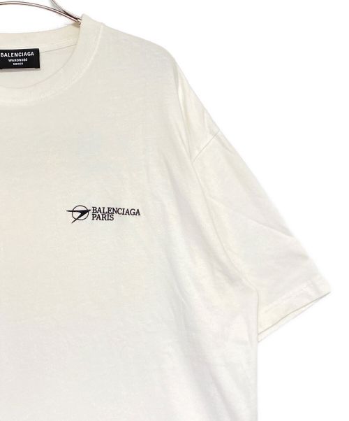 BALENCIAGA（バレンシアガ）BALENCIAGA (バレンシアガ) Corporate Medium Fit Tee ホワイト サイズ:Mの古着・服飾アイテム