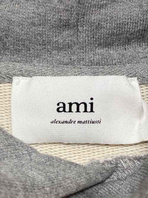 AMIPARIS（アミパリス）AMIPARIS (アミパリス) ロゴパーカー グレー サイズ:Sの古着・服飾アイテム