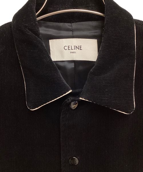 CELINE（セリーヌ）CELINE (セリーヌ) コーデュロイテディジャケット ブラック サイズ:44の古着・服飾アイテム