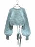 CHANEL (シャネル) アルパカ混ラップカーディガン スカイブルー サイズ:36：110000円