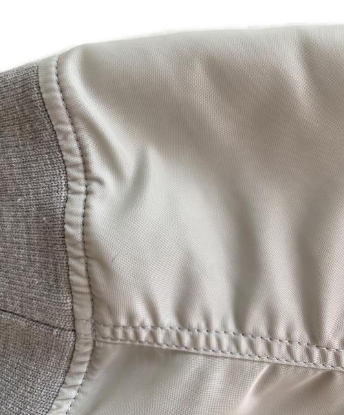 sacai（サカイ）sacai (サカイ) ナイロンツイルショートブルゾン ライトグレー サイズ:3の古着・服飾アイテム