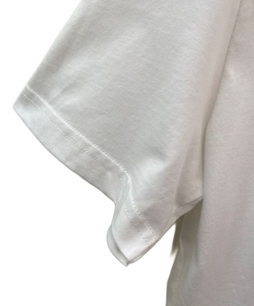 MONCLER（モンクレール）MONCLER (モンクレール) ロゴワッペンTシャツ ホワイト サイズ:Sの古着・服飾アイテム