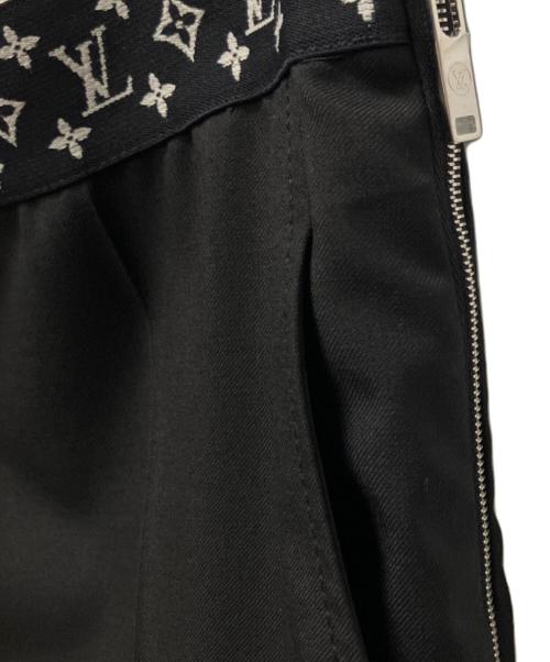 LOUIS VUITTON（ルイ ヴィトン）LOUIS VUITTON (ルイ ヴィトン) リブモノグラムパンツ ブラック サイズ:36の古着・服飾アイテム