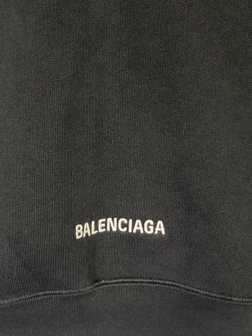 BALENCIAGA（バレンシアガ）BALENCIAGA (バレンシアガ) バックロゴジップパーカー ブラック サイズ:2の古着・服飾アイテム