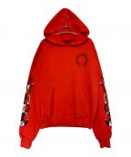 CHROME HEARTSクロムハーツ）の古着「Matty Boyパーカー」｜レッド