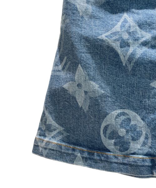 LOUIS VUITTON（ルイ ヴィトン）LOUIS VUITTON (ルイ ヴィトン) モノグラムデニムスカート インディゴ サイズ:36の古着・服飾アイテム