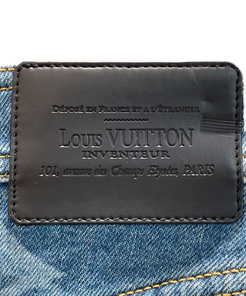 LOUIS VUITTON（ルイ ヴィトン）LOUIS VUITTON (ルイ ヴィトン) モノグラムデニムスカート インディゴ サイズ:36の古着・服飾アイテム