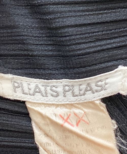 PLEATS PLEASE（プリーツプリーズ）PLEATS PLEASE (プリーツプリーズ) ハイネックプリーツカットソー ブラック サイズ:3の古着・服飾アイテム