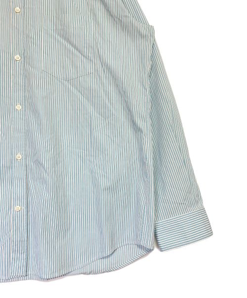 BALENCIAGA（バレンシアガ）BALENCIAGA (バレンシアガ) バックロゴストライプシャツ スカイブルー サイズ:41の古着・服飾アイテム