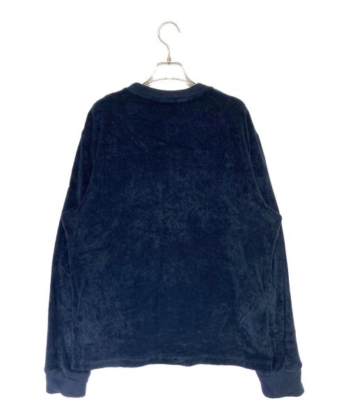 MONCLER（モンクレール）MONCLER (モンクレール) パイルロゴスウェット ネイビー サイズ:Mの古着・服飾アイテム