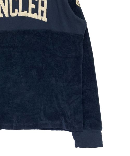 MONCLER（モンクレール）MONCLER (モンクレール) パイルロゴスウェット ネイビー サイズ:Mの古着・服飾アイテム
