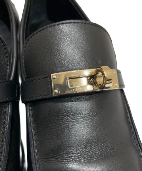 HERMES（エルメス）HERMES (エルメス) ケリーローファー ブラック サイズ:37の古着・服飾アイテム