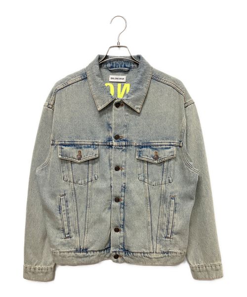 BALENCIAGA（バレンシアガ）BALENCIAGA (バレンシアガ) バックロゴデニムジャケット インディゴ サイズ:34の古着・服飾アイテム