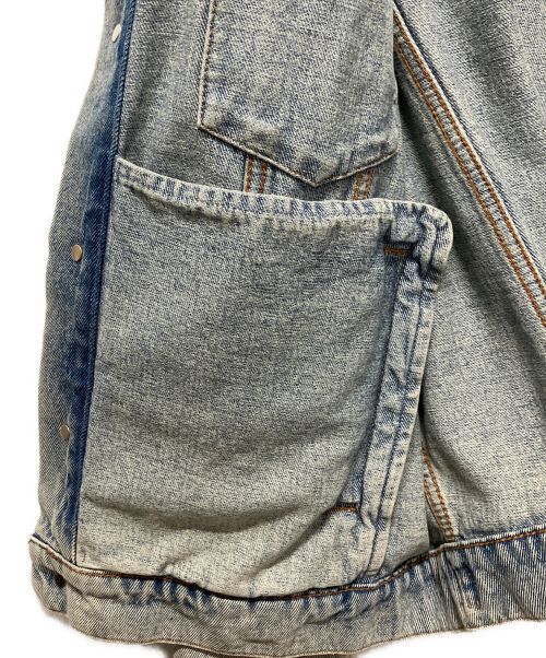 BALENCIAGA（バレンシアガ）BALENCIAGA (バレンシアガ) バックロゴデニムジャケット インディゴ サイズ:34の古着・服飾アイテム
