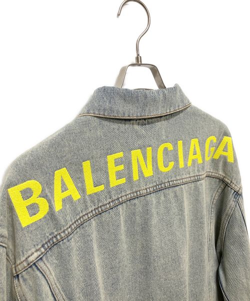 BALENCIAGA（バレンシアガ）BALENCIAGA (バレンシアガ) バックロゴデニムジャケット インディゴ サイズ:34の古着・服飾アイテム
