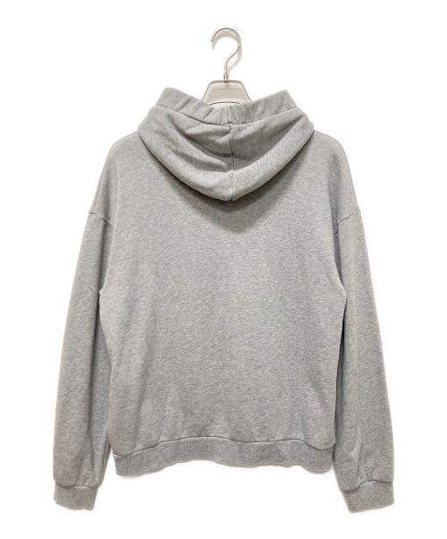 CELINE（セリーヌ）CELINE (セリーヌ) ドローストリング付き ルーズ フーディー グレー サイズ:Lの古着・服飾アイテム