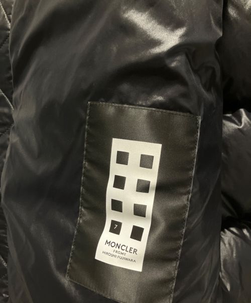 MONCLER GENIUS（モンクレール ジーニアス）MONCLER GENIUS (モンクレール ジーニアス) FRAGMENT DESIGN (フラグメントデザイン) HANTIUM/ダウンジャケット ブラック サイズ:2の古着・服飾アイテム
