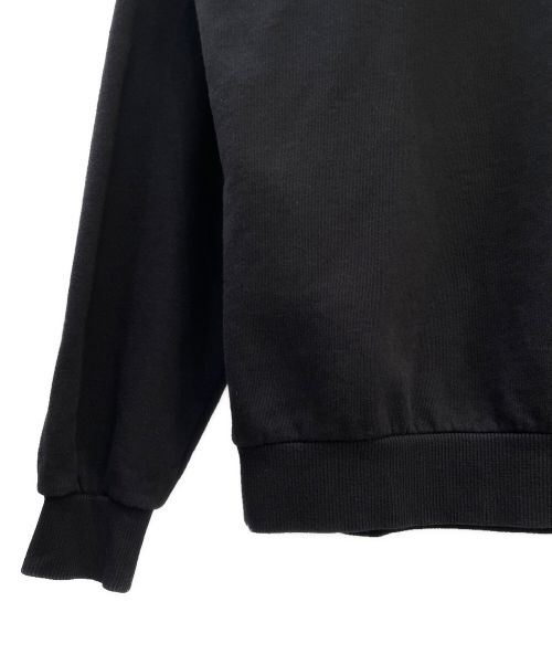 CELINE（セリーヌ）CELINE (セリーヌ) ルーズ フーディー コットンフリース ブラック サイズ:Sの古着・服飾アイテム