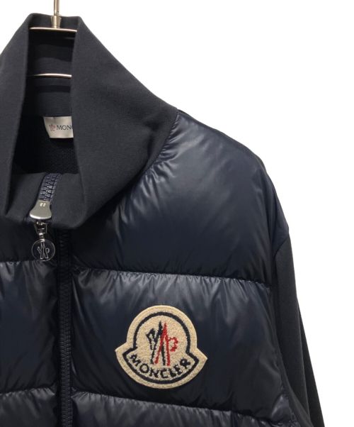 MONCLER（モンクレール）MONCLER (モンクレール) APERTA/切替ダウンジャケット ネイビー サイズ:Mの古着・服飾アイテム
