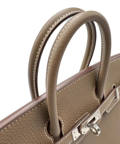 HERMES（エルメス）HERMES (エルメス) バーキン 25/シルバー金具/トゴ/エトゥープ/U刻印 エトゥープ サイズ:25の古着・服飾アイテム