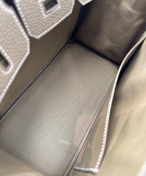 HERMES（エルメス）HERMES (エルメス) バーキン 25/シルバー金具/トゴ/エトゥープ/U刻印 エトゥープ サイズ:25の古着・服飾アイテム