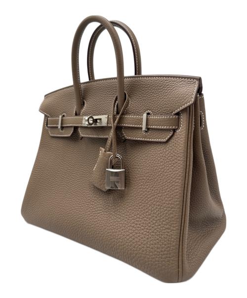 HERMES（エルメス）HERMES (エルメス) バーキン 25/シルバー金具/トゴ/エトゥープ/U刻印 エトゥープ サイズ:25の古着・服飾アイテム