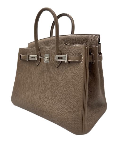 HERMES（エルメス）HERMES (エルメス) バーキン 25/シルバー金具/トゴ/エトゥープ/U刻印 エトゥープ サイズ:25の古着・服飾アイテム