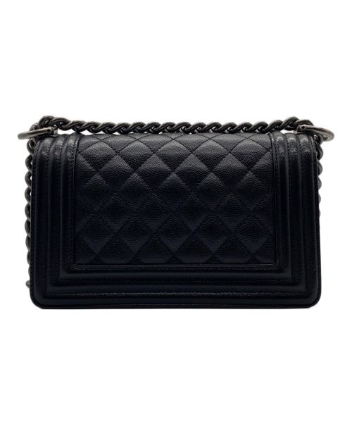 CHANEL（シャネル）CHANEL (シャネル) ボーイシャネル スモール ブラック サイズ:20（スモール）の古着・服飾アイテム