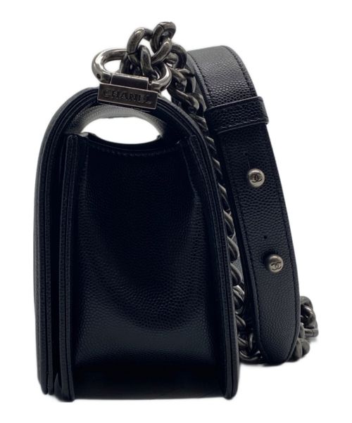 CHANEL（シャネル）CHANEL (シャネル) ボーイシャネル スモール ブラック サイズ:20（スモール）の古着・服飾アイテム