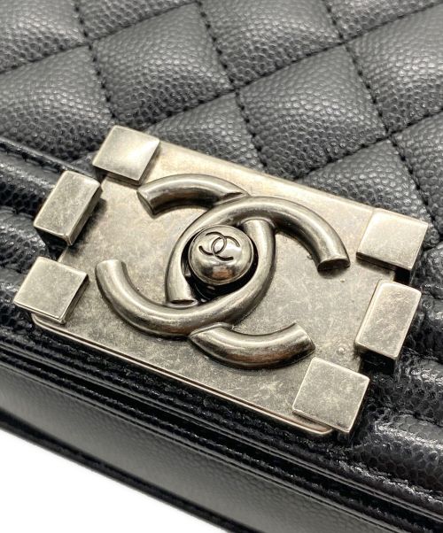 CHANEL（シャネル）CHANEL (シャネル) ボーイシャネル スモール ブラック サイズ:20（スモール）の古着・服飾アイテム