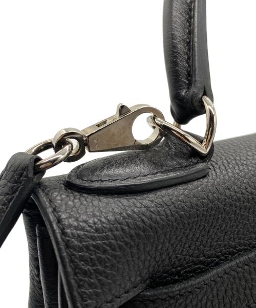 HERMES（エルメス）HERMES (エルメス) ケリー28 内縫い/シルバー金具/トリヨンクレマンス/ノワール/☐P刻印：2012年製 ブラック サイズ:28の古着・服飾アイテム