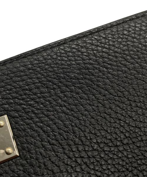 HERMES（エルメス）HERMES (エルメス) ケリー28 内縫い/シルバー金具/トリヨンクレマンス/ノワール/☐P刻印：2012年製 ブラック サイズ:28の古着・服飾アイテム