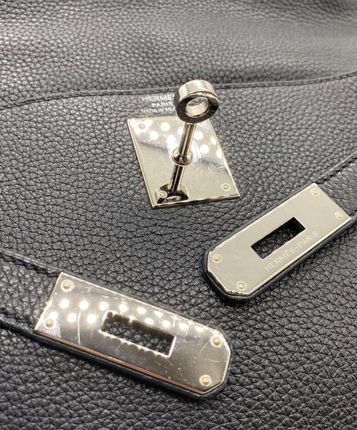 HERMES（エルメス）HERMES (エルメス) ケリー28 内縫い/シルバー金具/トリヨンクレマンス/ノワール/☐P刻印：2012年製 ブラック サイズ:28の古着・服飾アイテム
