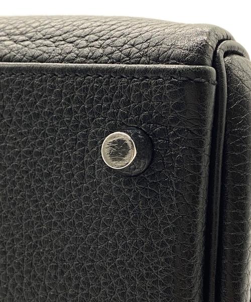 HERMES（エルメス）HERMES (エルメス) ケリー28 内縫い/シルバー金具/トリヨンクレマンス/ノワール/☐P刻印：2012年製 ブラック サイズ:28の古着・服飾アイテム