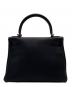 HERMES (エルメス) ケリー28 内縫い/シルバー金具/トリヨンクレマンス/ノワール/☐P刻印：2012年製 ブラック サイズ:28：2300000円