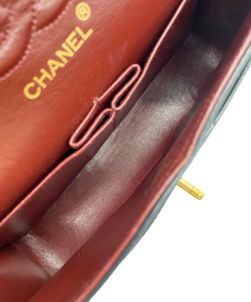 CHANEL（シャネル）CHANEL (シャネル) Wフラップチェーンショルダーバッグ ブラックの古着・服飾アイテム